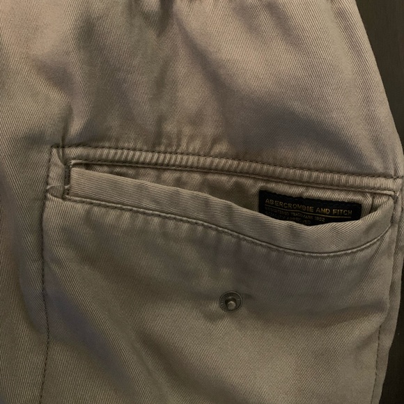 Faux fur lined military parka abercrombie & fitch in olive green - Picture 8 of 8